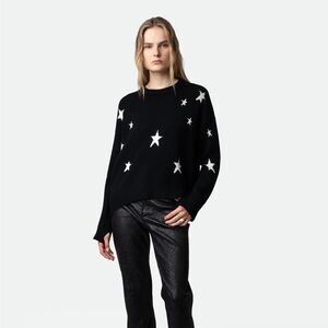 Zadig & Voltaire Cashmere Markus Stars Sweater XS